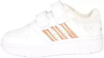 Adidas Hoops Classic Sneaker Kinder rosegold/weiß