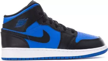 Nike Air Jordan 1 Mid white/black/gym red (Junior) (DQ8423-042)