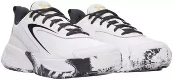 Under Armour Lockdown 8 white/white/metallic gold