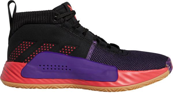Adidas Dame 5 core black/shock red/active purple