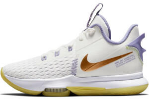 Nike LeBron Witness 5 summit white/white/light lemon/metallic bronze