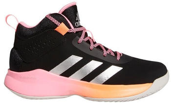 Adidas Cross Em Up 5 K Wide Kids core black/silver metallic/beam pink