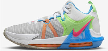 Nike LeBron Witness 7 (DM1123) grey fog/cobblestone/laser blue/hyper pink