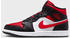 black/fire red/white