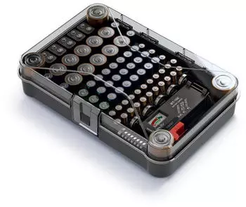 Kistenberg Batterie-Organizer mit Batterietester 85-tlg.