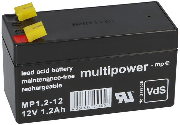 Multipower Multipower MP1,2-12 / 12V 1,2Ah