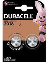 Duracell 203884, Duracell Knopfzelle CR2016 3V 2 St. 90 mAh Lithium Elektro 2016
