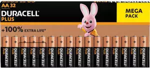 Duracell Plus-AA BP32 Mignon (32 Stk.)