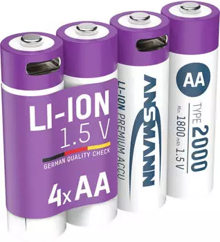 Ansmann AA Mignon Li-Ion USB-C 1,5V 2000mAh (4 Stk.)