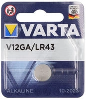Varta V12GA / LR43 Alkaline Batterie 1,5V - 1er Packung