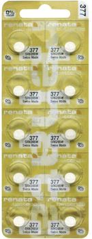 Renata Knopfzelle 377 10 St. 28 mAh