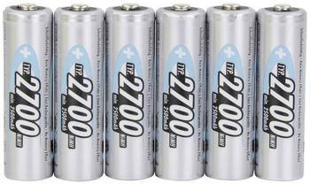 Ansmann 4+2 HR06 Mignon (AA)-Akku NiMH 2700 mAh 1.2 V 6 St.