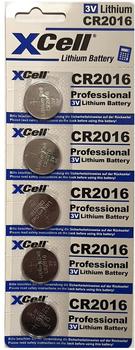 XCell Knopfzelle CR 2016 3 V 1 St. 90 mAh Lithium