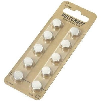 Voltcraft Knopfzelle LR 44 10 St. 140 mAh Alkali-Mangan AG13