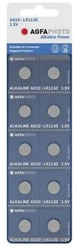 AgfaPhoto Knopfzelle LR 54 1.5 V 10 St. Alkali-Mangan AG10