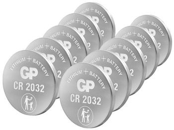 G & P Naturarznei Knopfzelle CR 2032 3 V 10 St. Lithium GPCR2032STD900C10