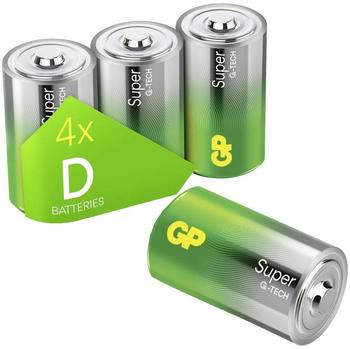 G & P Naturarznei Super Mono (D)-Batterie Alkali-Mangan 1.5 V 4 St.
