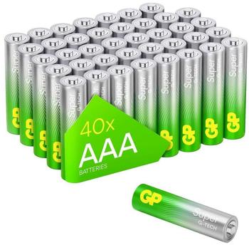 G & P Naturarznei Super Micro (AAA)-Batterie Alkali-Mangan 1.5 V 40 St.