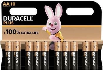Duracell Plus Power Mignon (AA)-Batterie Alkali-Mangan 1.5 V 10 St.