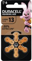 Duracell Batterie Zinc Air, 13, 1.4v - Easy Tab, Retail Blister (6-pack)...
