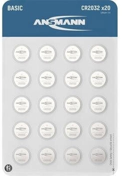 Ansmann Knopfzelle CR 2032 3 V 20 St. 240 mAh Lithium