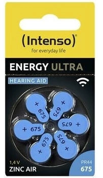 Intenso Hörgerätebatterie PR44-675 1.45 V 6 St. 540 mAh Zink-Luft