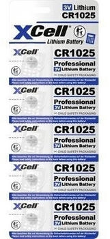 XCell CR1025 Lithium Batterie Knopfzelle CR 1025 3V - 25mAh 5 St.