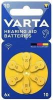 Varta 24610101416, VARTA H&ouml;rger&auml;tebatterie Hearing Aid 10 6er Blister...