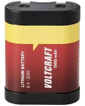 Voltcraft Fotobatterie 2CR5 Lithium 1500 mAh 6 V 1 St.