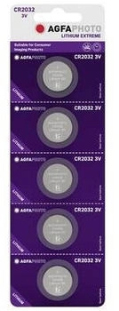 AgfaPhoto Knopfzelle CR 2032 3 V 5 St. Lithium