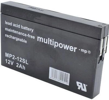 Multipower Bleiakku 12 V 2 Ah Blei-Vlies (AGM)