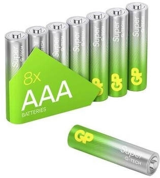 G & P Naturarznei Super Micro (AAA)-Batterie Alkali-Mangan 1.5 V 8 St.