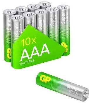 G & P Naturarznei Super Micro (AAA)-Batterie Alkali-Mangan 1.5 V 10 St.