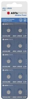 AgfaPhoto Knopfzelle LR 66 1.5 V 10 St. Alkali-Mangan AG4