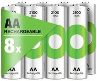 GP Battery ReCyko AA Mignon NiMH 2100 mAh 1.2V 8er Pack - Mignon (AA) - 2.100 mAh