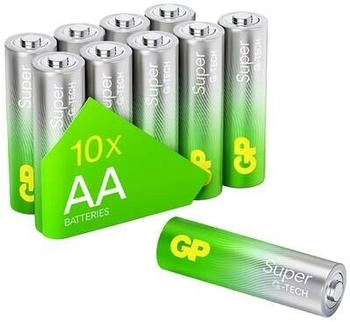 G & P Naturarznei Super Mignon (AA)-Batterie Alkali-Mangan 1.5 V 10 St.