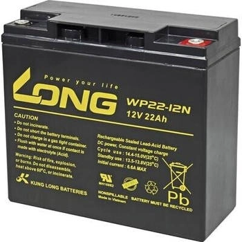 Long Bleiakku 12 V 22 Ah Blei-Vlies (AGM) 181 x 167 x 76 mm M6-Schraubanschluss