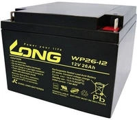 Long Wp26-12 Bleiakku 12 V 26 Ah Schwarz