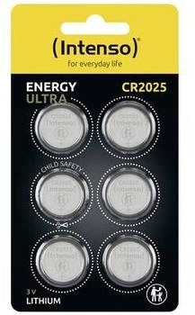 Intenso Knopfzelle CR 2025 3 V 6 St. 160 mAh Lithium 7502426