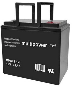 Multipower MPC62-12I Bleiakku 12 V 62 Ah Blei-Vlies (AGM)