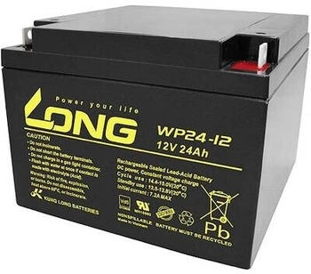 Long Bleiakku 12 V 24 Ah Blei-Vlies (AGM) 166 x 125 x 175 mm M5-Schraubanschluss
