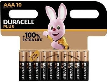 Duracell Plus Power Micro (AAA)-Batterie Alkali-Mangan 1.5 V 10 St.