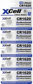 XCell CR1620 Lithium Batterie Knopfzelle CR 1620 3V - 70mAh 5 St.