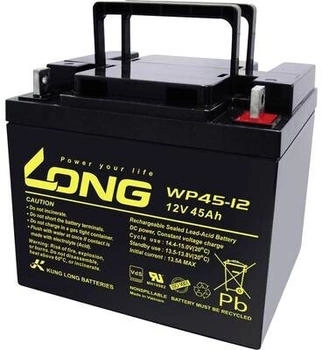 Long Bleiakku 12 V 45 Ah Blei-Vlies (AGM) 199 x 171 x 166 mm M6-Schraubanschluss