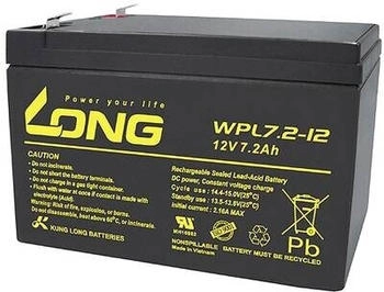 Long Bleiakku 12 V 7.2 Ah Blei-Vlies (AGM) 151 x 102 x 65 mm Flachstecker 6.35 mm