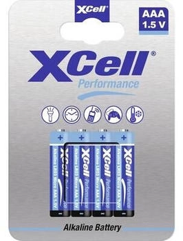 XCell LR03 Alkaline AAA Batterie Micro Alkali-Mangan 1.5 V Batterien 4 St. Bli