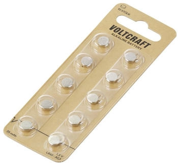Voltcraft Knopfzelle LR 41 10 St. 35 mAh Alkali-Mangan AG3