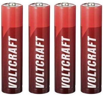 Voltcraft Industrial LR03 Micro (AAA)-Batterie Alkali-Mangan 1350 mAh 1.5 V 4 St.