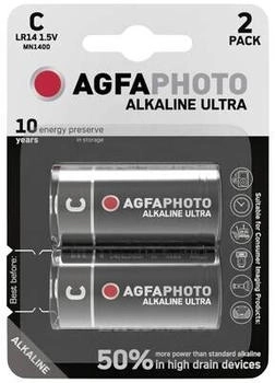 AgfaPhoto Ultra LR14 Baby (C)-Batterie Alkali-Mangan 1.5 V 2 St.