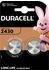 Duracell CR2430 Lithium-Knopfzelle 3V, 2er-Pack (152090)